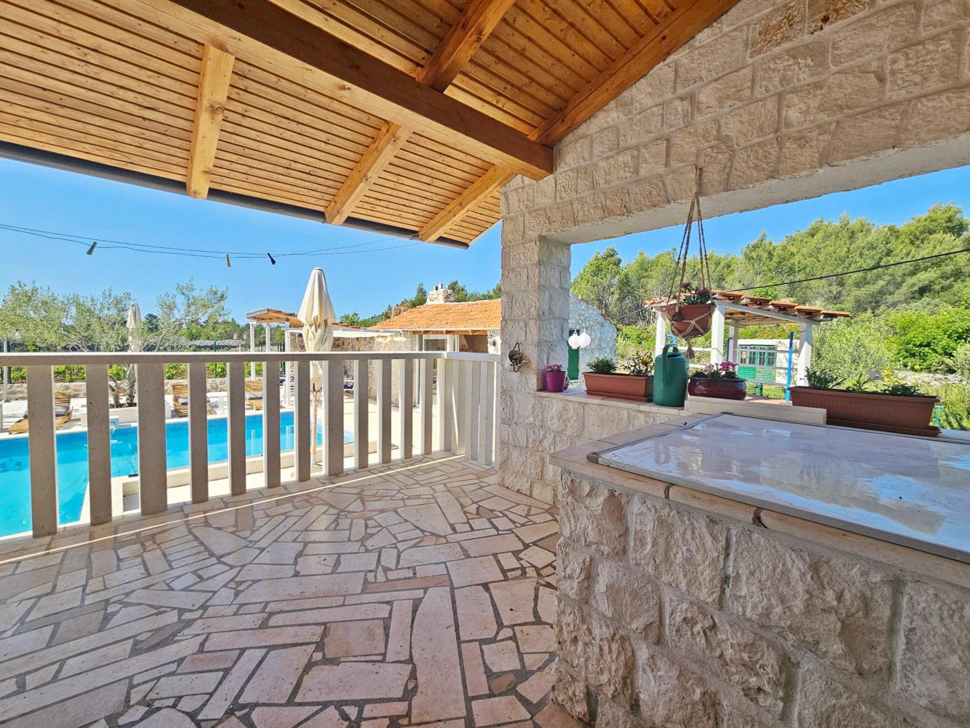 Flamingo - House With Private Pool Gornji Seget Exterior foto